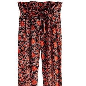 Scotch & soda cocktail pants paper bag waist & zipper